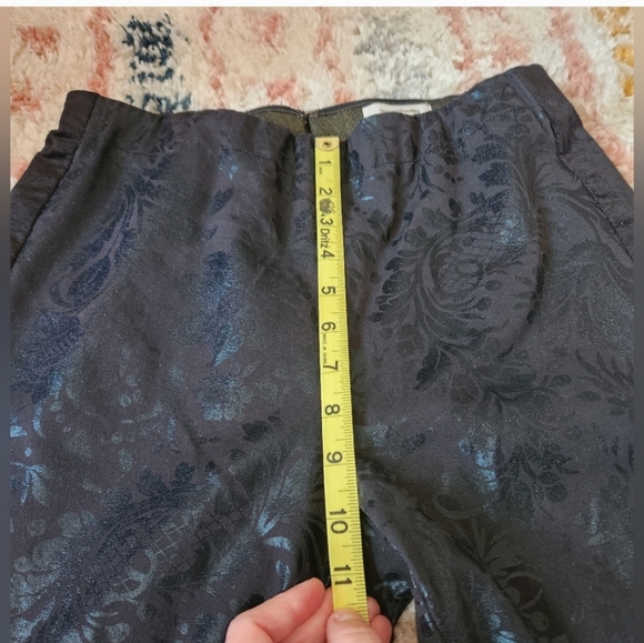 Anthropologie The Essential Skinny Jacquard Pant Size 8 - Picture 11 of 12